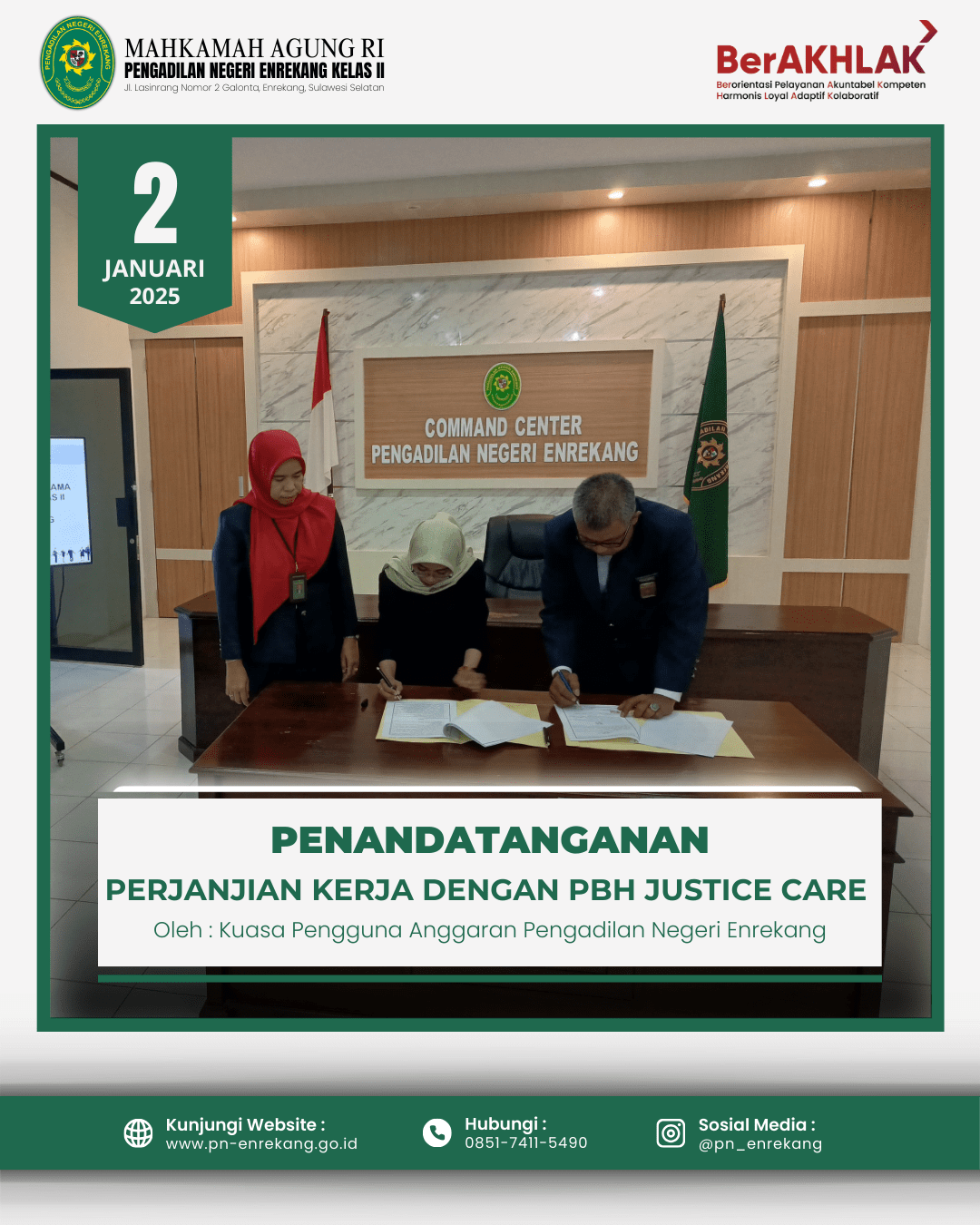 PENANDATANGANAN KONTRAK