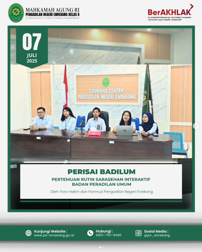 PERISAI BADILUM 7 JULI 2025