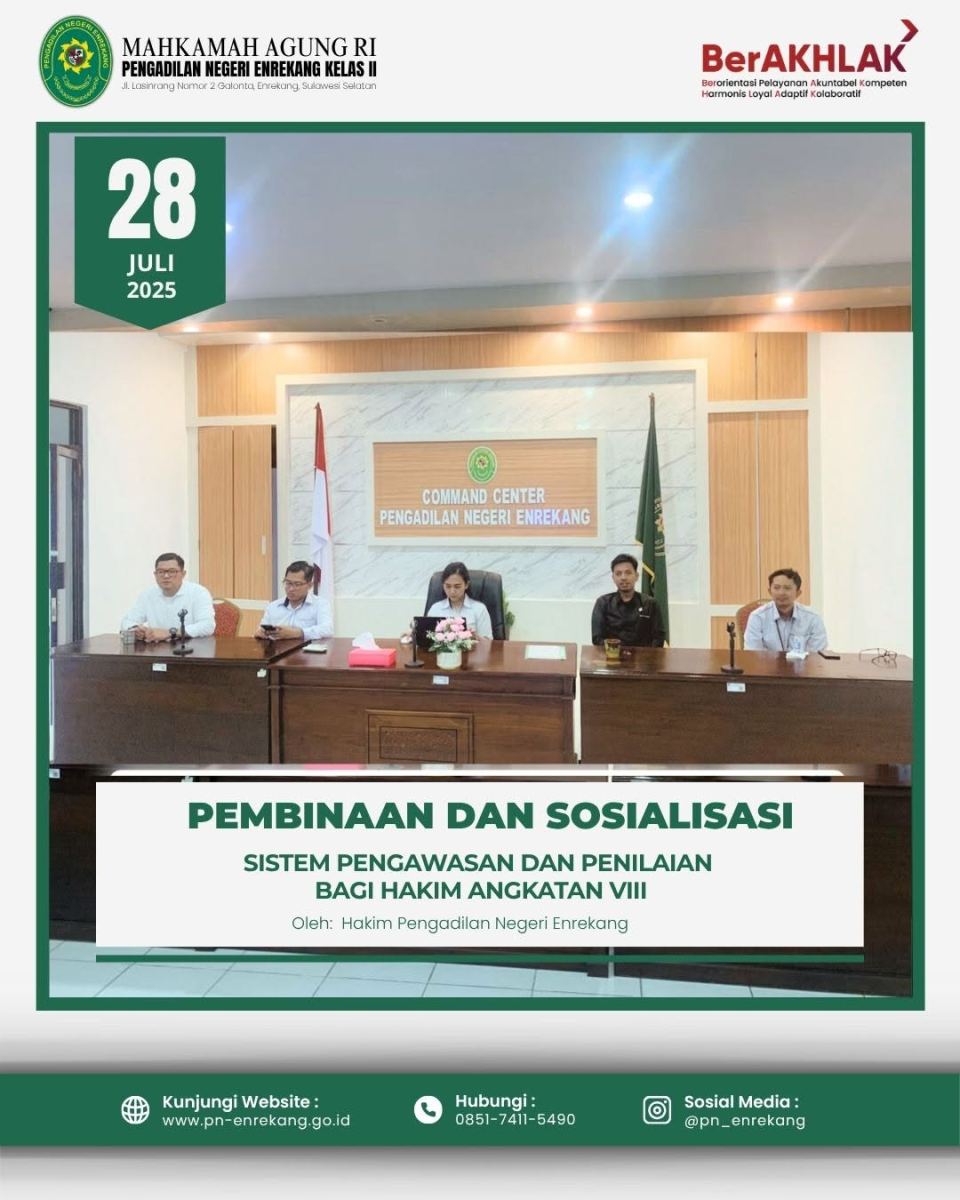 PEMBINAAN DAN SOSIALISASI