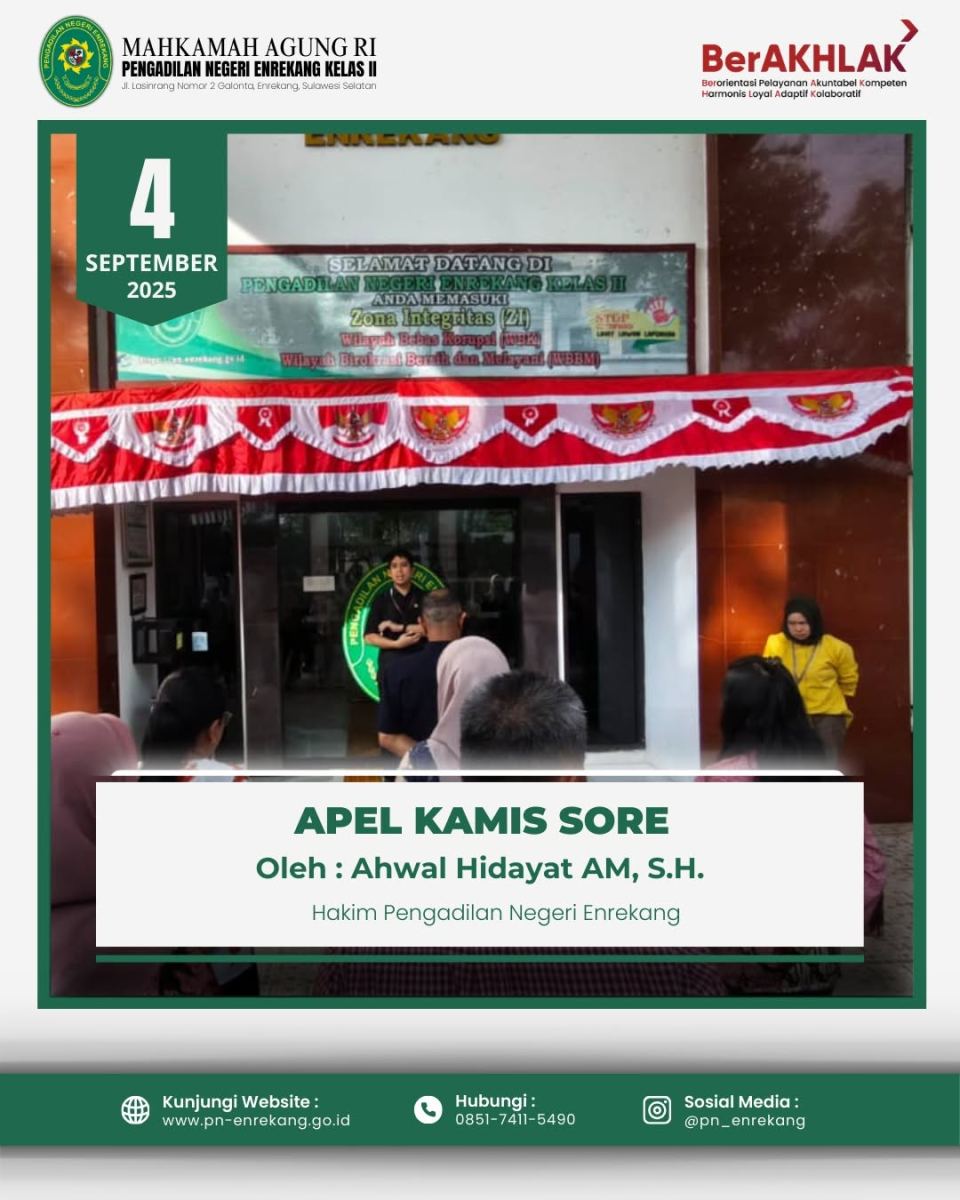 Apel Sore 4 September 2025