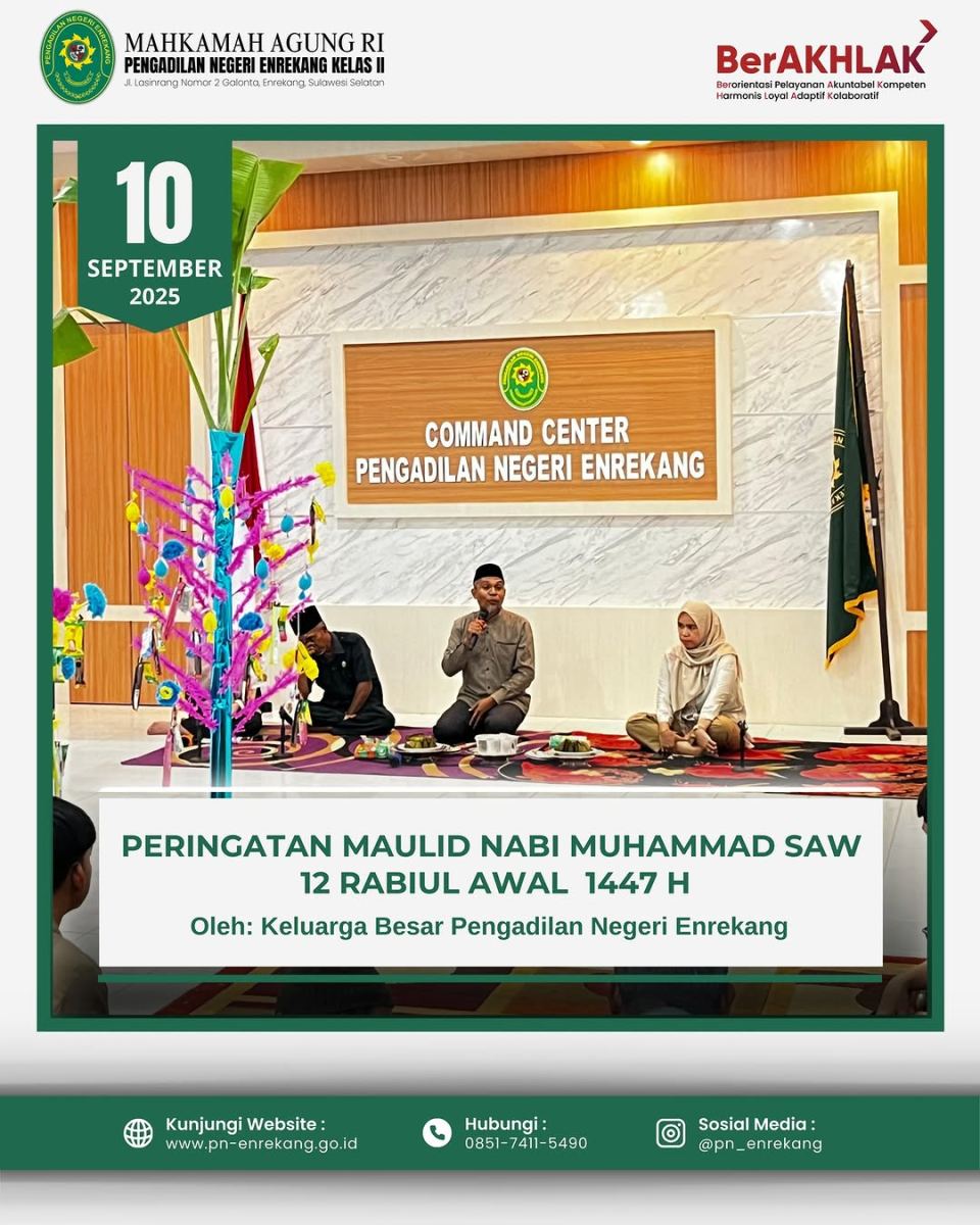PERINGATAN MAULID NABI MUHAMMAD SAW