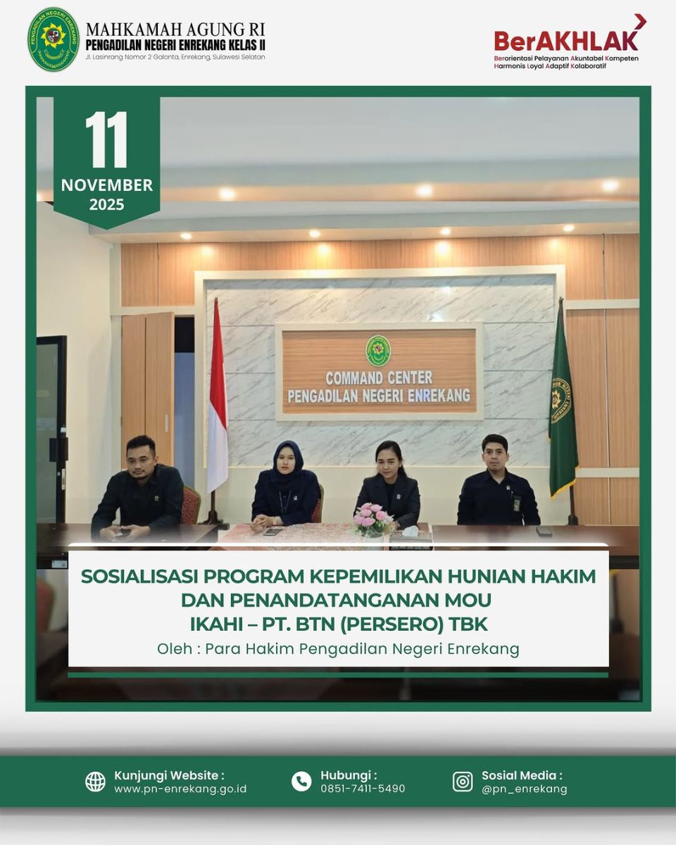 SOSIALISASI PROGRAM KEPEMILIKAN HUNIAN HAKIM