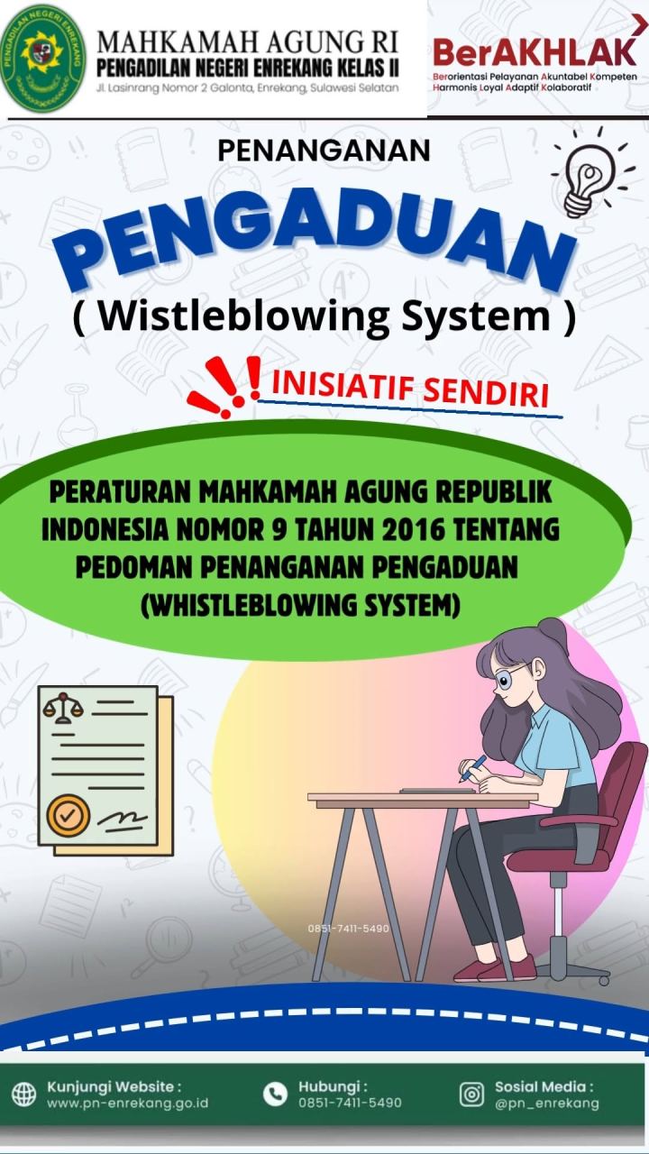 PENGADUAN ( Wistleblowing System )