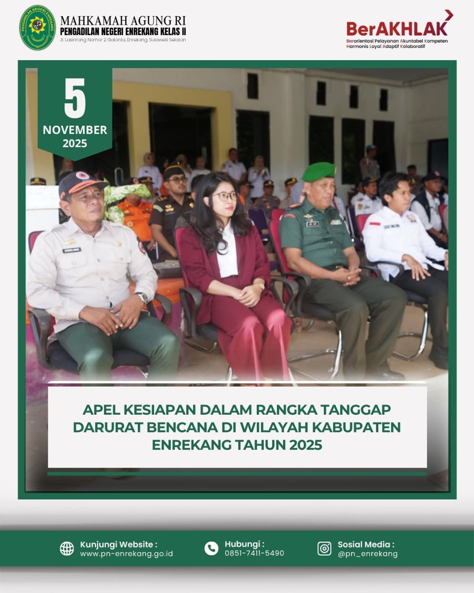APEL KESIAPAN TANGGAP DARURAT BENCANA
