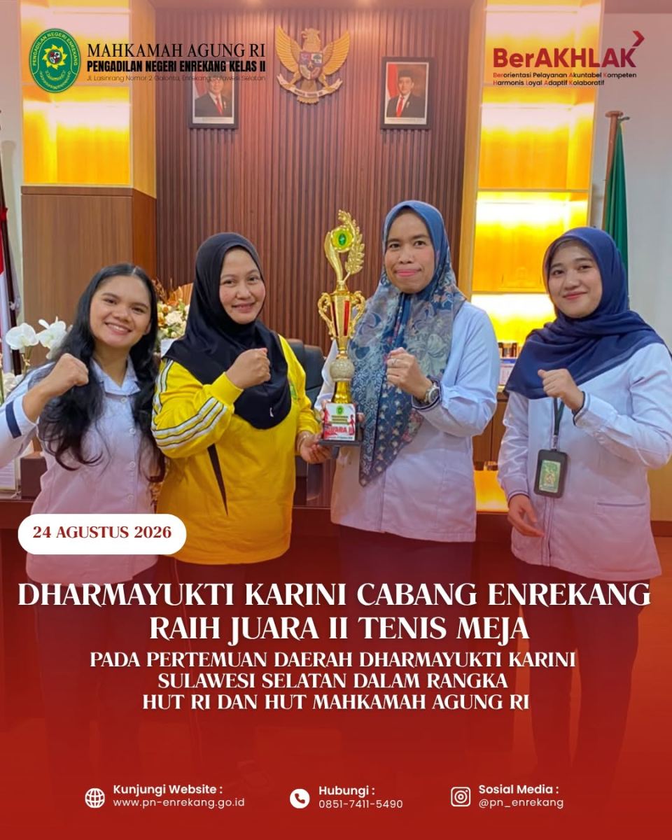 Semarak Pertemuan Daerah Dharmayukti Karini Sulawesi Selatan dalam rangka memperingati HUT Kemerdekaan Republik...